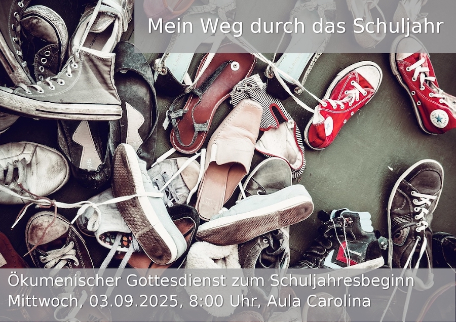 Plakat Gottesdienst zum Schuljahresanfang