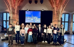 Schülerehrung im Krönungssaal